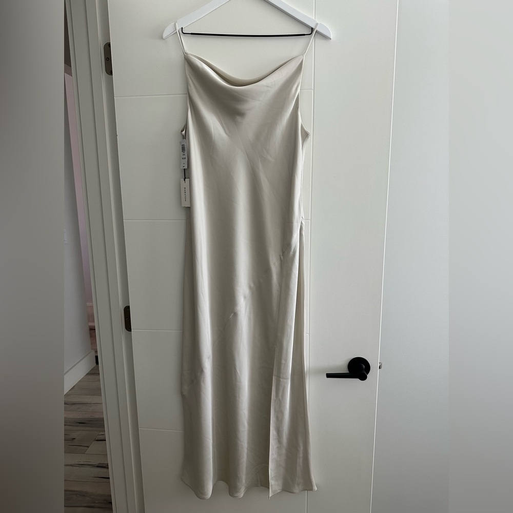Fonda Satin Dress - Aritzia
